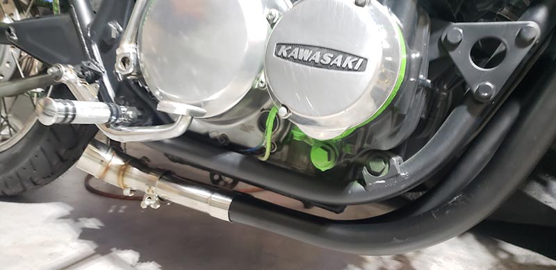 KawasakiKZ650 Cafe Racer Exhaust